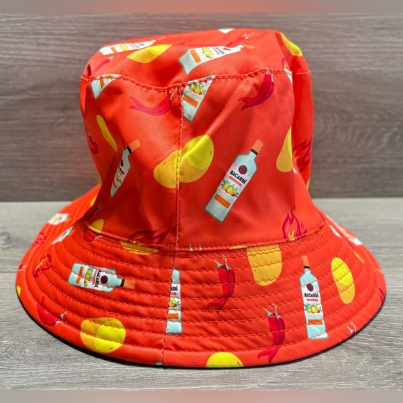 Bacardi Lemon Chile Reversible Bucket Hat - Picture 1 of 7